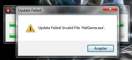 Update Failed